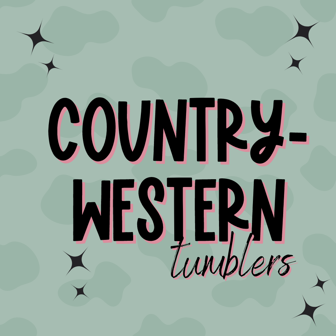 Country/Western Tumblers