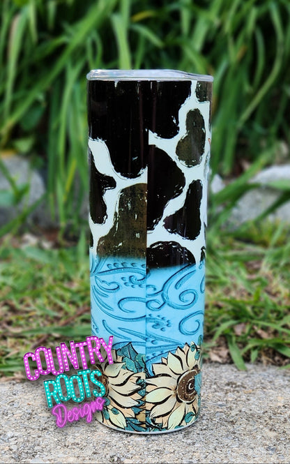 Raised On Country 20oz Skinny Tumbler