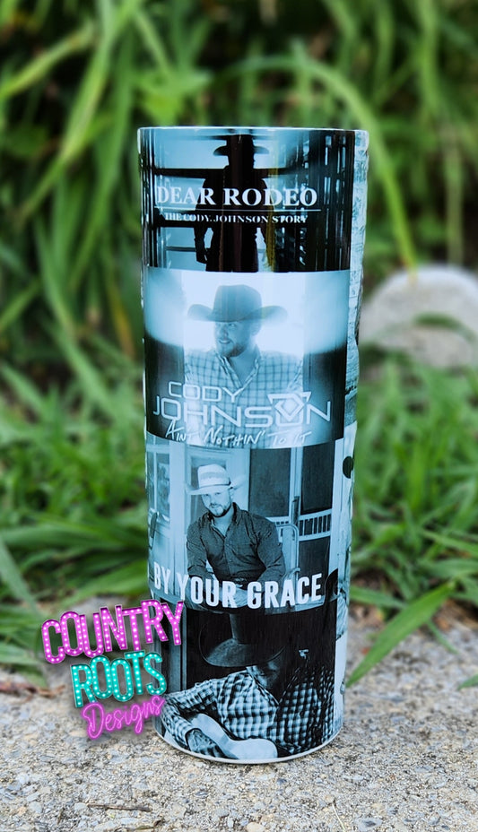 Cody Johnson 20oz Skinny Tumbler