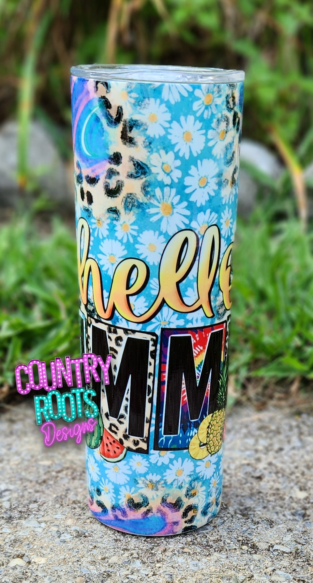 Hello Summer Gnomes 20oz Skinny Tumbler