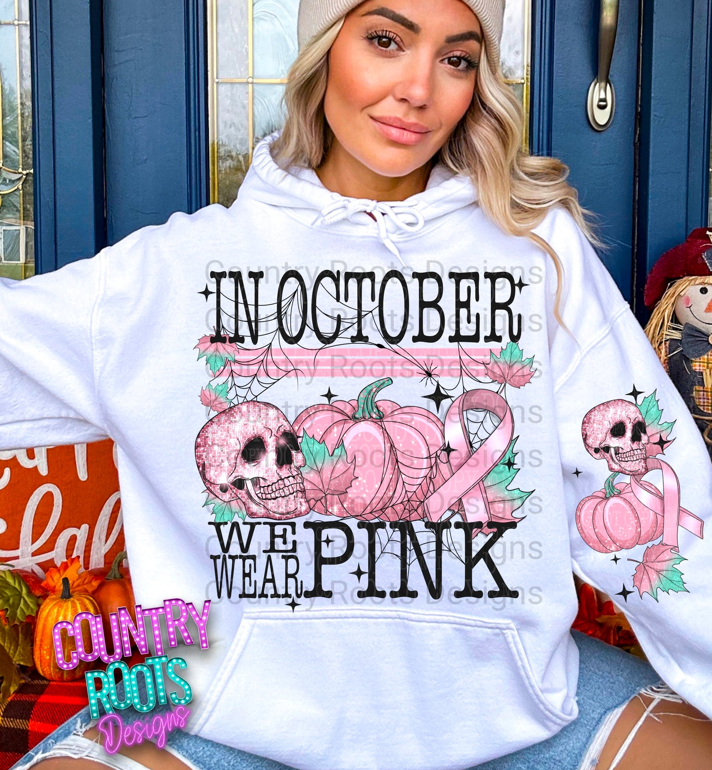 In October We Wear Pink /Skulls