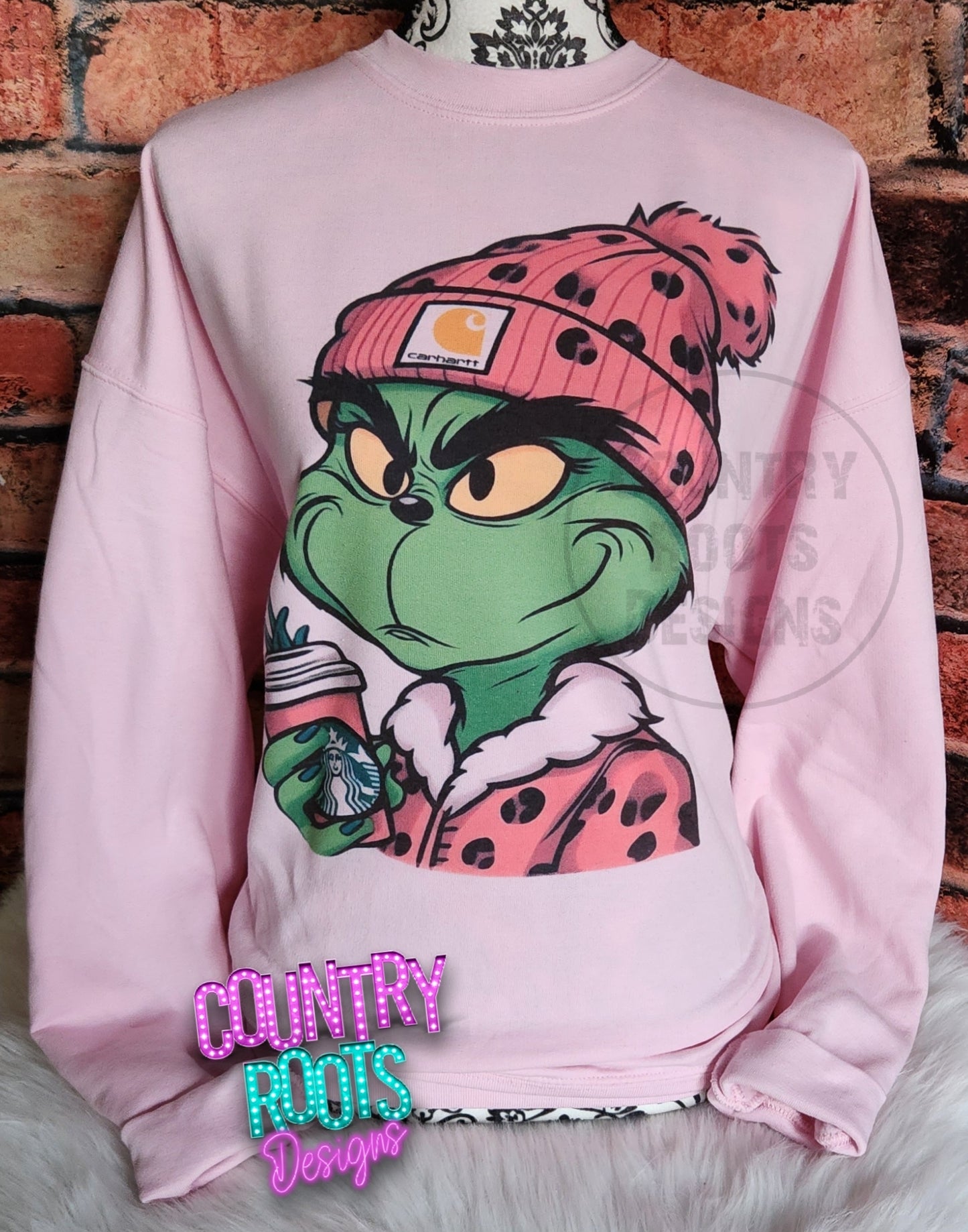 Boujee Grinch Pink