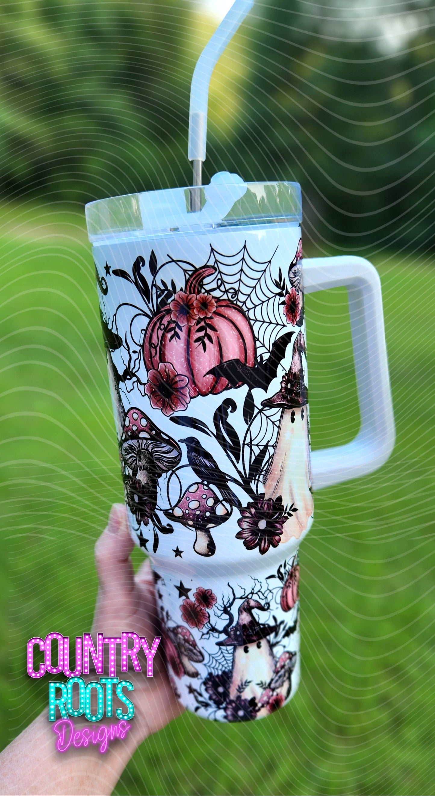 RTS Little Witchy Ghost 40oz Tumbler