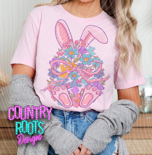 Floral Easter Egg Tee