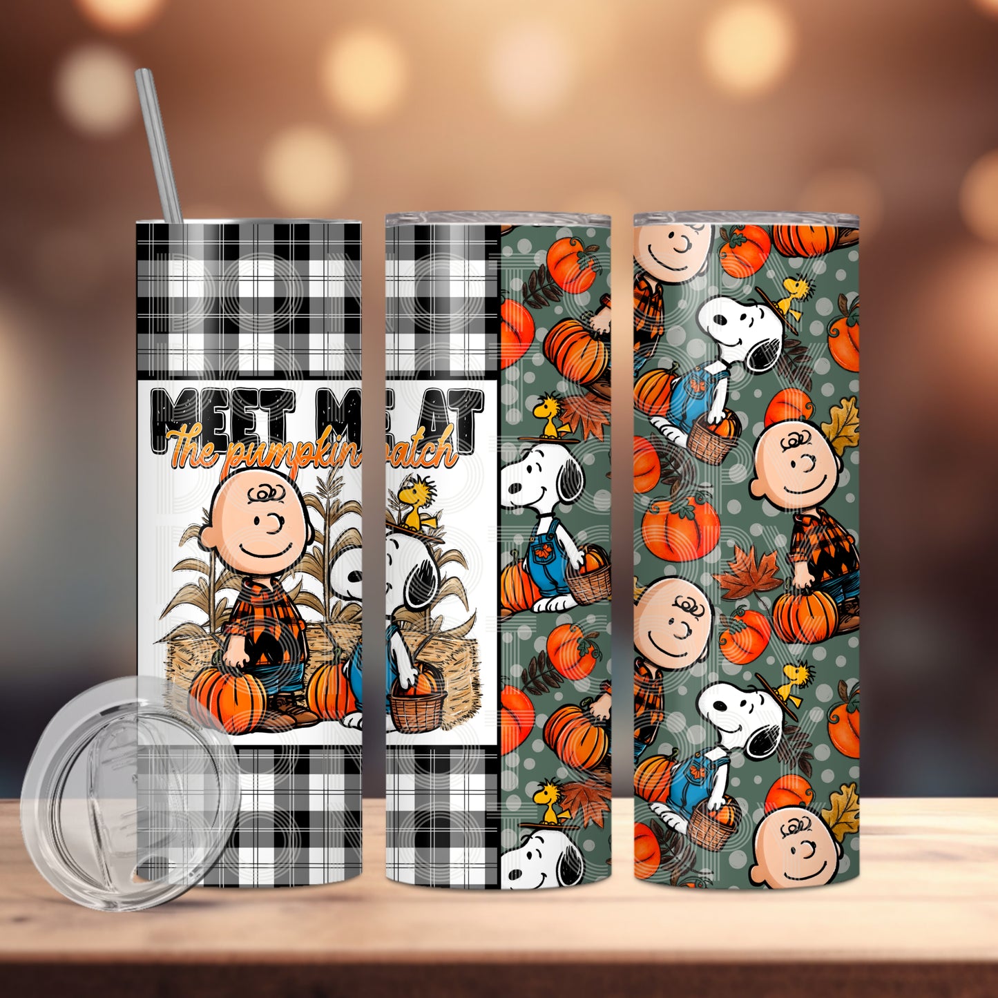 Meet Me At The Pumpkin Patch 20oz Skinny Tumbler