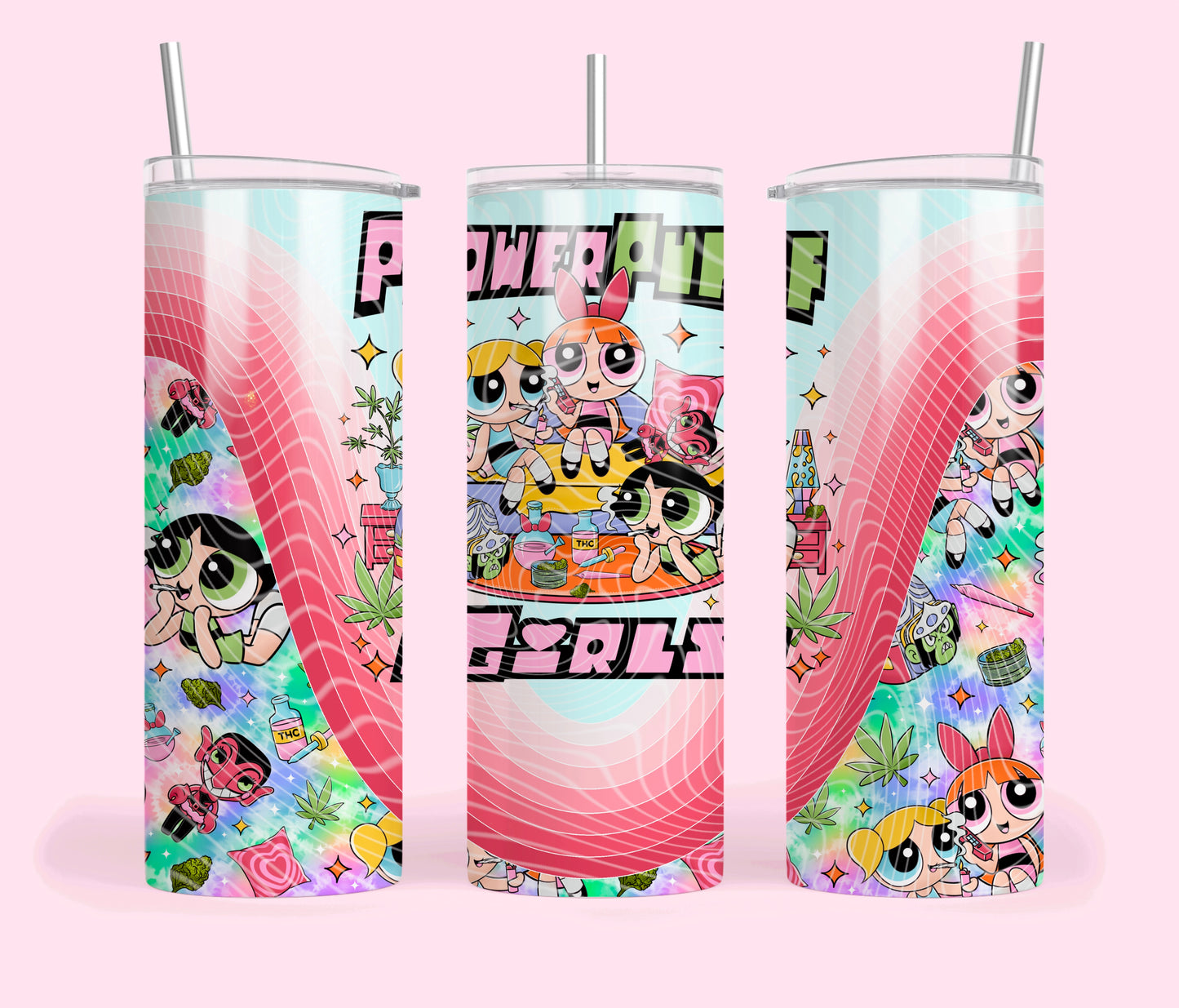 Power Puff Girls 20oz. Skinny Tumbler