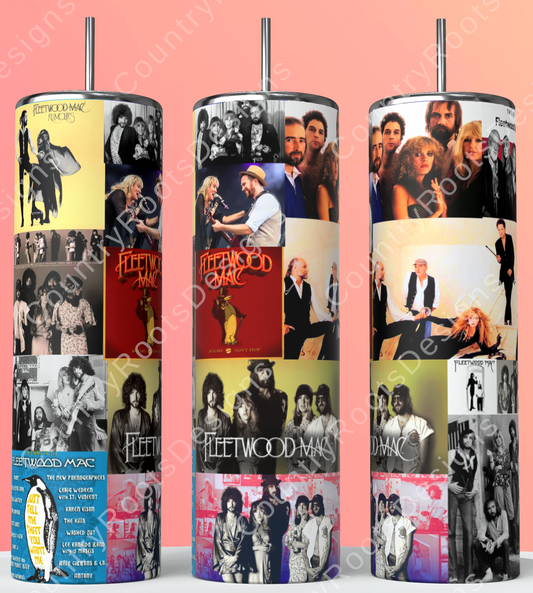 Fleetwood Mac 20oz Skinny Tumbler