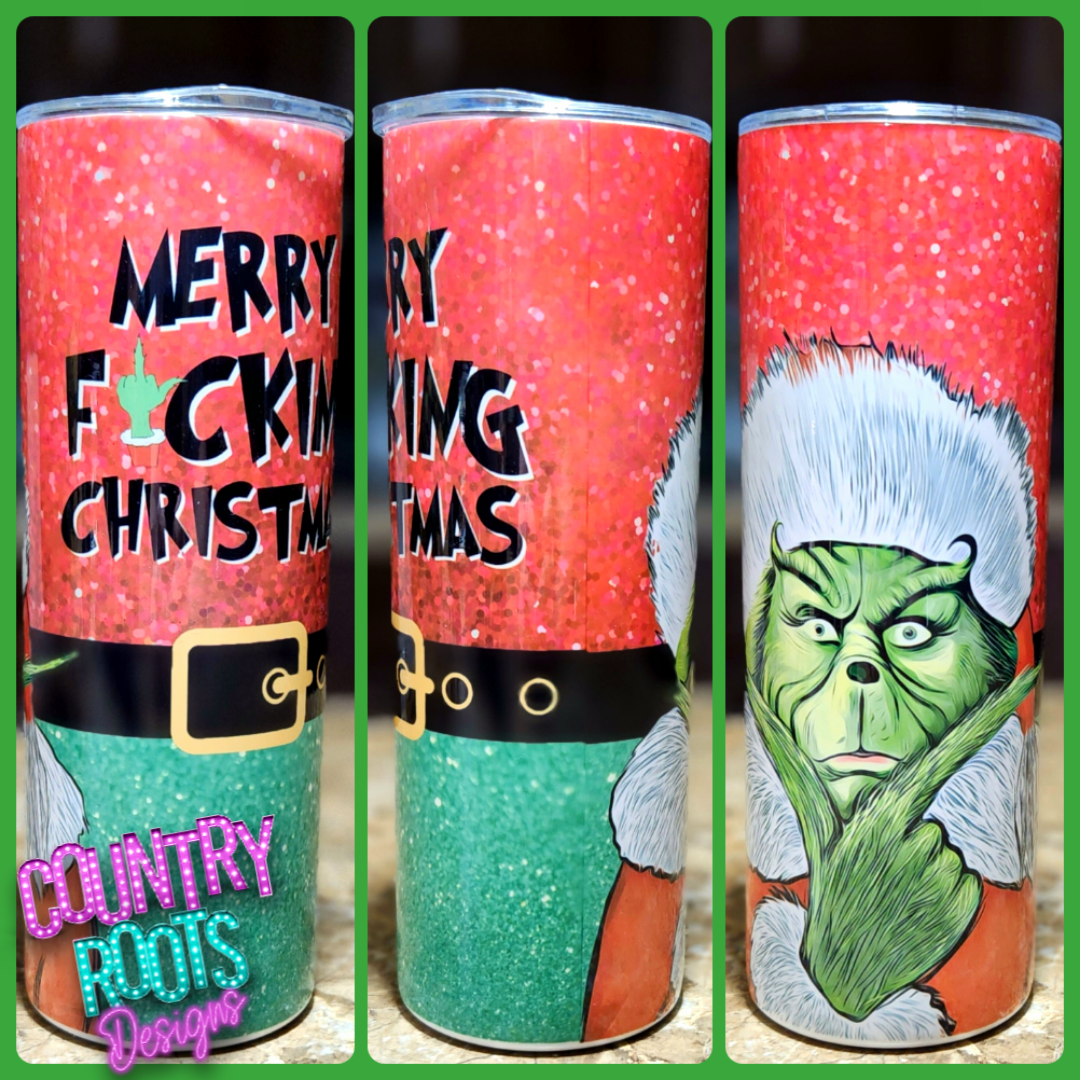 Grinch 20oz Skinny Tumbler