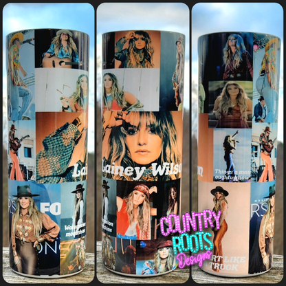 Lainey Collage 20oz Skinny Tumbler