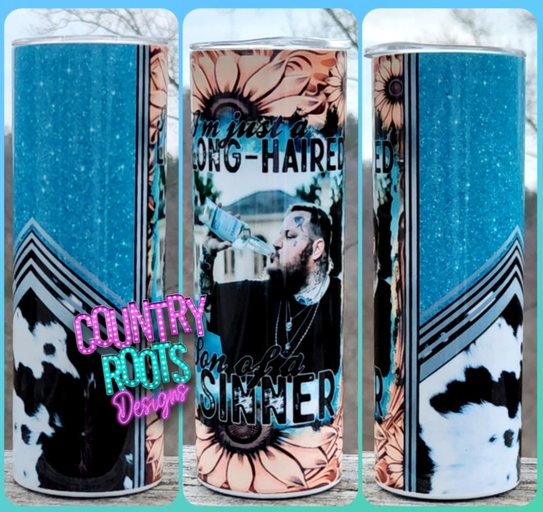 Son Of A Sinner 20oz Skinny Tumbler