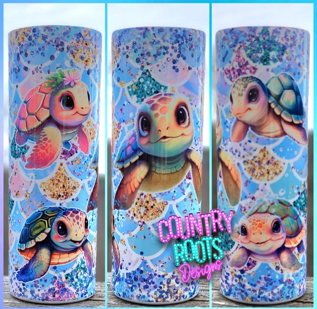 Turtles 20oz Skinny Tumbler